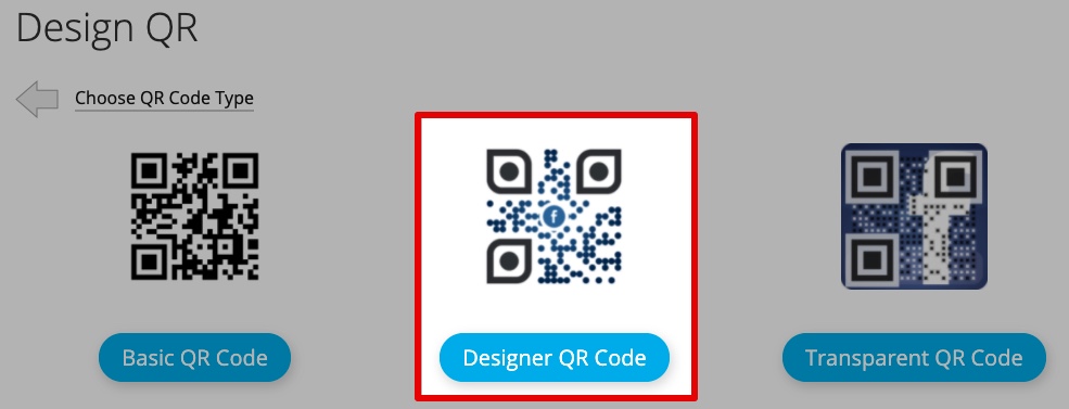 Mustertyp auswählen - Basic, Designer und Transparent