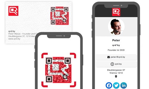 QR Code Visitenkarte